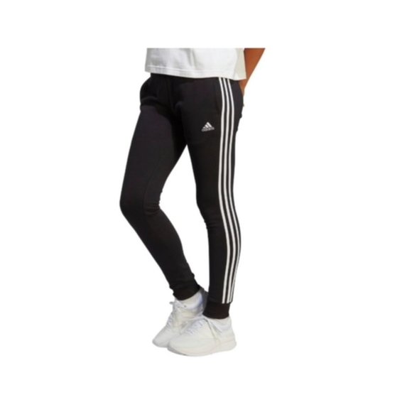 Adidas Three Stripes Slim Fit Sweat Pants - Picture 1 of 10
